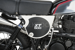 Kedo Side Cover Decal Set 'XT500', 1 Pair Right & Left, lettering similar to 1980 TT500 US model | 20113