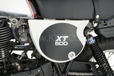 Kedo Side Cover Decal Set 'XT500', 1 Pair Right & Left, lettering similar to 1980 TT500 US model | 20113