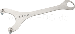 Kedo HD Flywheel Holder, uses swingarm nut as support point (. Requires 22mm nut with max outer diameter 32mm - please order item 20115 if needed) | 20116