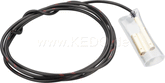 Kedo Ground Cable with 3-way-Japan female connector, cable length 100cm, 0.75qmm, black (universal use E.G. for central ground point taillight / indicator) | 22000