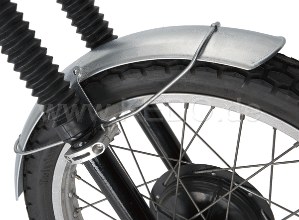 Kedo Aluminum Front Fender Kit 'Scrambler', 21 ", including all parts Necessary | 22024