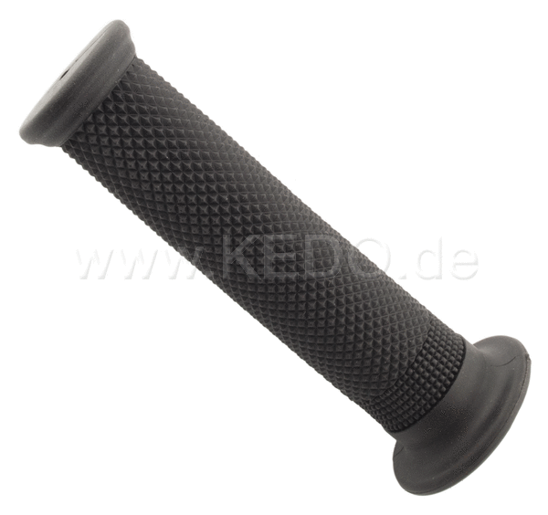 Kedo Handlebar Grip 'Karat midi', black, 1 pair, length 135mm, d = 22 / 25mm, Ccosed ends, suitable for 22mm handlebars | 22101B