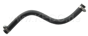 Kedo HD ventilation pants between Cylinder Head and Oil tank / frame, including two stainless steel hose clamps (replaces OEM 90445-11289) | 22231