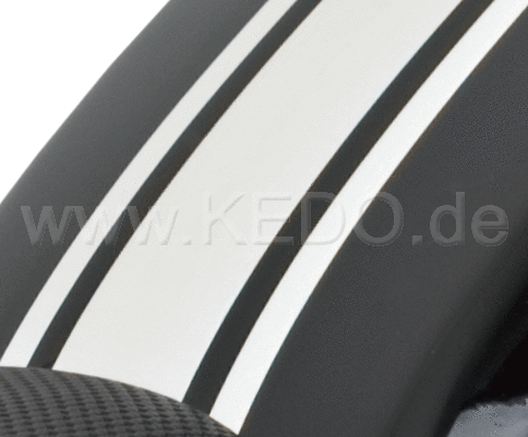 Kedo Decal Stripes, Matching Design for Seat 40562, White, size approx. 650x76mm | 22444