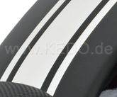 Kedo Decal Stripes, Matching Design for Seat 40562, White, size approx. 650x76mm | 22444