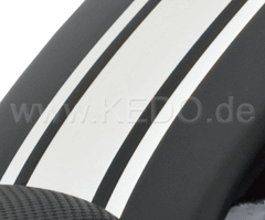 Kedo Decal Stripes, Matching Design for Seat 40562, White, size approx. 650x76mm | 22444