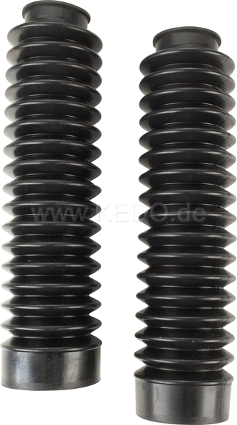 Kedo Fork boots, black, 1 Pair (OEM Replica), 240mm / 58mm (OEM Reference # 2N6-23191-00) | 22486