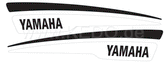 Kedo JvB-moto 'B track' Fuel Tank Decal, black / white, 1 pair (overcoatable) | 22631