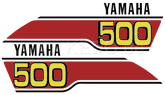 Kedo Fuel Tank Decal Edition 'B-Track 500', Black / Red / Yellow | 22678