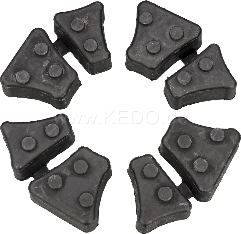 Kedo Rear Sprocket Cush Drive Rubber, Set of 4, Complete | 27140-4