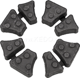Kedo Rear Sprocket Cush Drive Rubber, Set of 4, Complete | 27140-4