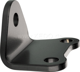 Kedo Replica Silencer Bracket, Black Powdercoated, incl 2x nut M10x1.25 in different Heights | 27955RP