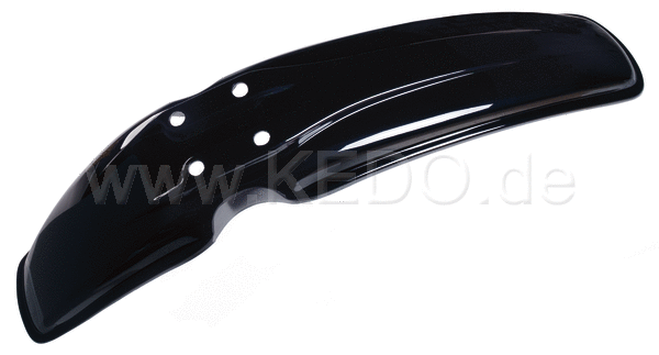 Kedo Replica Front Fender 'Shiny Black' (with standard mounting holes), OEM reference # 3 BH-21511-00 | 27961