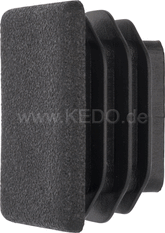Kedo Brake Caliper cap, black (cover for inspection hole / brake pad, w / o lid function, replaces OEM 1J3-25845-01) | 28218RP