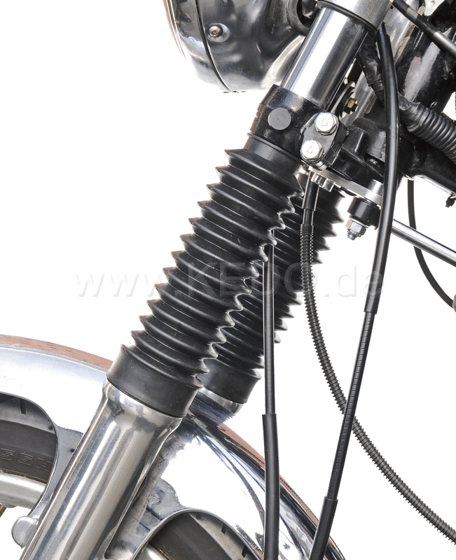 Kedo Scrambler Fork Boots, 185mm / 58mm, black, 1 Pair | 29133