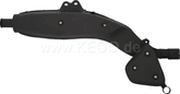 Kedo Replica Silencer, Stainless Steel with Heat Resistant Black Coating (OEM Shape, WITHOUT Heat Shields) | 29151