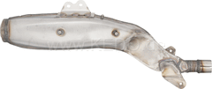 Kedo Replica Silencer, Stainless Steel, Not Treated, with mounting spots for Heat Shields (OEM Shape, Heat Shields not included) | 29171R