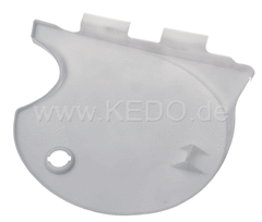 Kedo Replica Side Cover, Left, 'Crystal Silver', painted, without Decal, OEM Reference # 2H0-21711-01-20, 2H0-21711-00-20 | 29303