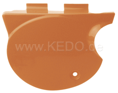 Kedo Replica Side Cover, left, 'El Toro Orange' (without decal), OEM reference # 1G1-21711-00 | 29314