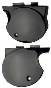 Kedo Side Cover Set, Left & Right, Black (TT Shape, Fits Models WITHOUT Combustion Chamber ONLY) WITHOUT Lock at Left Side, decals lake : 21070.21071 | 29458