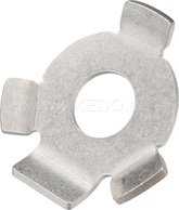 Kedo Replica Washer for Front Wheel Axle Nut, support to the outer tube as original, improved fit of the rubber cap, stainless steel, inner diam. 14.5mm | 29498