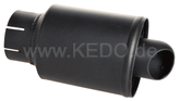 Kedo Replica Silencer (US Version Short) Black, incl Clamps. | 29545