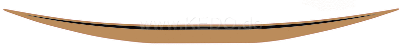 Kedo Rear Fairing Decal Gold / Black (Replica) | 29555