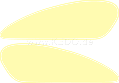 Kedo Fuel Tank Decal, Cream (Replica) | 29561