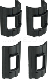 Kedo Rubber Set for Headlamp bracket, complete inside / outside, right / left, 4 pieces (for OEM headlamp brackets) OEM Reference # 1N5-23138-00, 1H5-23137-00 | 29576