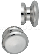 Kedo Luggage Rack Dome Nut Set, Polished Aluminum, Set of 2 (Instead of Rear Fender Nuts) | 30094
