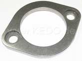 Kedo HD Header Pipe Flange, 1 piece, 6mm stainless steel, 46mm diameter, 9mm bore for bolts, distance 64mm | 30224
