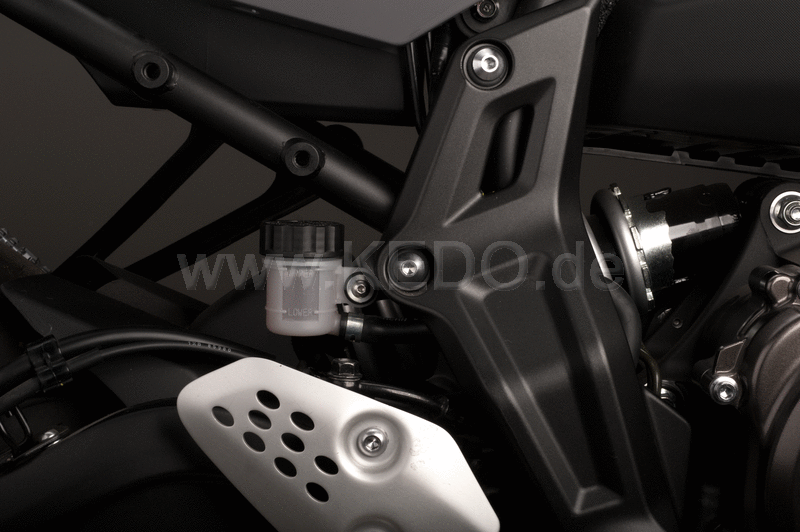 Kedo Bracket for original brake fluid reservoir, for mounting without passenger footrest bracket | 30296