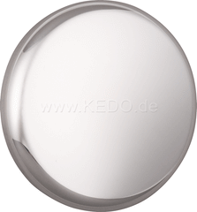 Kedo Rear Frame cover set, polished aluminum, 1 Pair | 30618