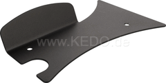Kedo Swingarm protection SV650 16-, 2mm aluminum black powder coated, protects swingarm and suspension, if OEM chain guard has been removed | 30728