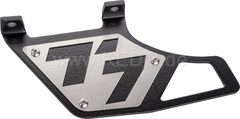 Kedo Mounting T7 Chain Guide "T7", aluminum black plastic coated, with stepped stainless steel cover, incl material | 31048-T7
