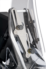 Kedo Windshield adapter "high-Up", tool- and stepless adjustment of the OEM windshield up to + 55mm, compl. incl. instructions, ideal for tall people | 31049