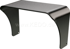 Kedo T7 cockpit Glareshield, aluminum 2mm black coated, easy to handle velcro attachment | 31054