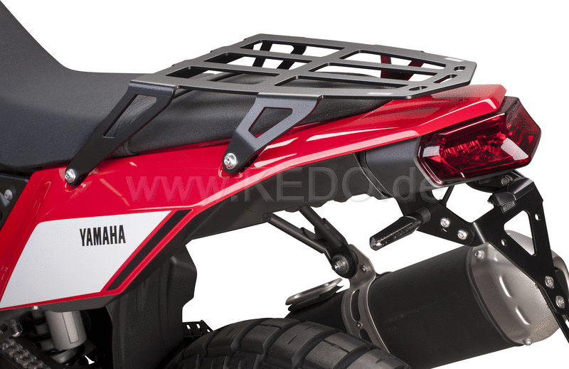 Kedo T7 aluminum luggage rack, 4mm aluminum black coated, light and stable, for operation person-one, for soft luggage up to 5kg | 31055