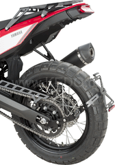 Kedo T7 License Plate Bracket for swingarm mounting, complete with e-approved license plate lighting and reflector | 31084