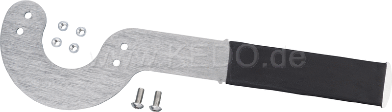 Kedo Flywheel tool for Powerdynamo item 31348 and 31349, stainless steel, rubberized handle | 31311