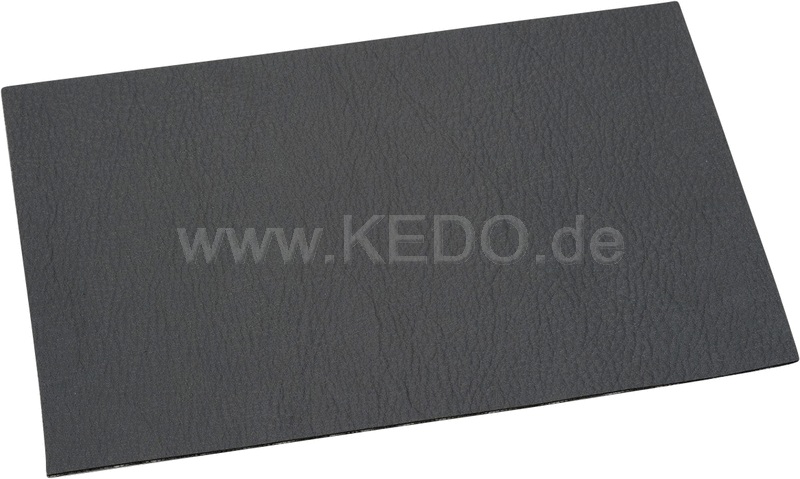 Kedo Daytona Seat Repair stickers, black matte grained, 1 piece, size approx. 110x170mm | 31343