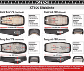 Kedo Seat Foam, Short Version, approx. 60cm, suitable for OEM Reference # 1E6-24730-00 | 33110