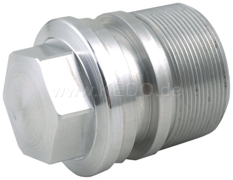 Kedo Aluminum Fork Top Nut, 1 piece, OEM reference # 583-23111-00 (hexagon head, without O-ring, see item 21035) | 40006