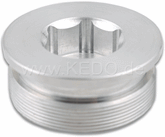 Kedo Aluminum Fork Top Nut, 1 Piece (Allen Screw, without O-Ring) for modification / removing Air Support | 40047