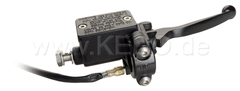 Kedo Front Brake Master Cylinder 1/2 "with Black Aluminum Lever, Brake Light Switch, Stainless Steel Banjo (Supplies : Clamp with Thread for Mirror : 40104) | 40099
