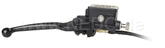 Kedo Front Brake Master Cylinder 1/2 "with Black Aluminum Lever, Brake Light Switch, Stainless Steel Banjo (Supplies : Clamp with Thread for Mirror : 40104) | 40099