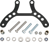 Kedo Speedometer Bracket Kit with center position for KOSO all-in-one Speedo 41306 (not included) stainless steel black coated, including mounting material | 40233