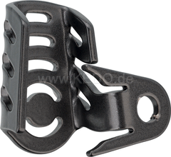 Kedo ABS Sensor Protection cover Rear, stainless steel black coated | 40235