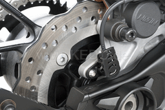 Kedo ABS Sensor Protection cover Rear, stainless steel black coated | 40235