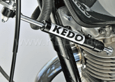 Kedo Steering Damper, Complete, 7-Step Adjustable, with Mounting material and Certificate of Producer | 40358